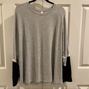 Lane Bryant Cacique Long Sleeve Pajama top